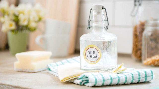 Dấm ăn giúp tẩy trắng áo sơ mi trắng an toàn tay vet o ao so mi trang bang dam an